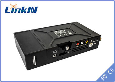 Système visuel HDMI de Digital de radio militaire du long terme COFDM et retard de CVBS H.264 bas à piles