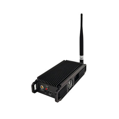 Latence COFDM de chiffrage visuel Corps-usé de l'émetteur FHD HDMI CVBS AES256 de la police basse