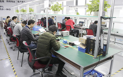 LinkAV Technology Co., Ltd ligne de production en usine