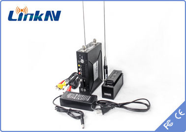 Émetteur visuel COFDM QPSK HDMI de Manpack de police et bas chiffrage de retard AES256 de CVBS H.264